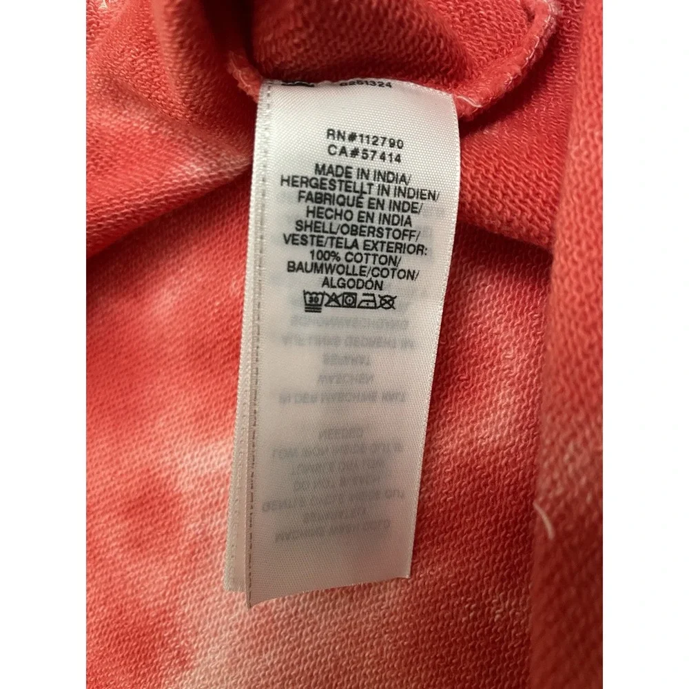 NEW True Religion Tie Dye Hoodie Men's Large Red / White Logo RETAIL $129